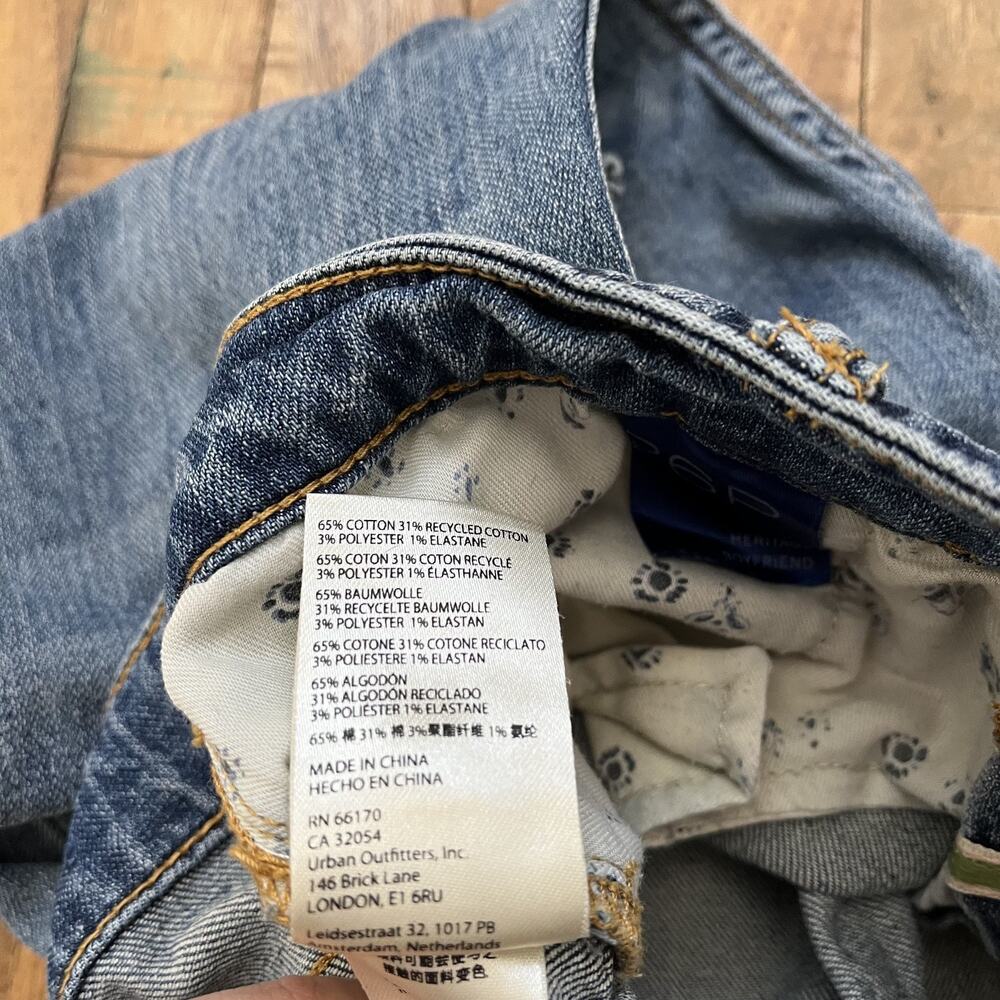 Pilcro The Heritage Boyfriend 26P Jeans Distressed Medium Wash Cotton Blend - Picture 8 of 15